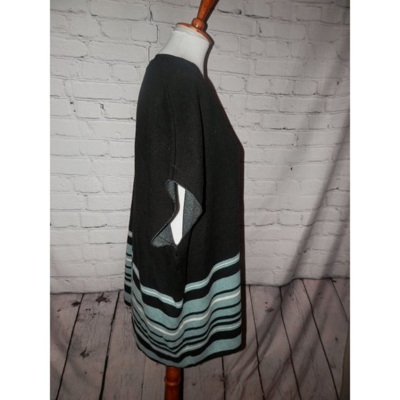 Ann Taylor LOFT Sweater Vest Poncho Short Sleeve L - Picture 2 of 4